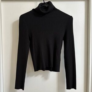 h&m black turtleneck long sleeve